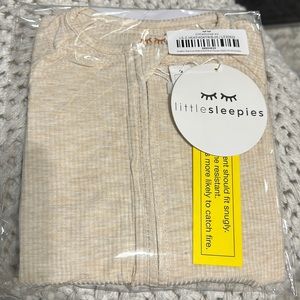 Little Sleepies Oatmeal zippy 12-18 months